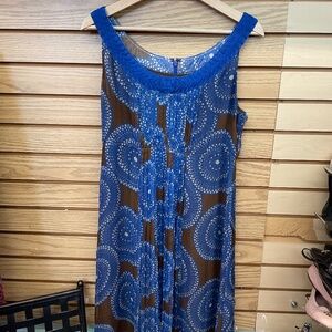 Beautiful Blue Tory Burch Boho Dress